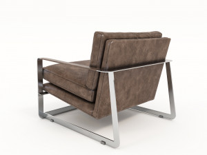 modern comfortable reading chair 3D Модель