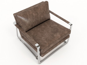 modern comfortable reading chair 3D Модель