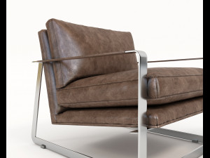 modern comfortable reading chair 3D Модель