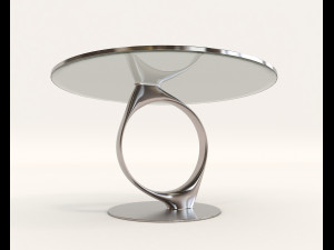 modern comfortable reading chair 2 3D Model