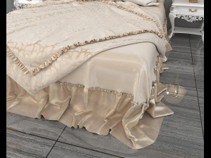 european style bed 11 3D 模型