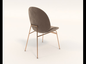 contemporary design table and chair set 6 Modèle 3D