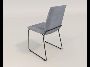 contemporary design dining set 2 3D Model