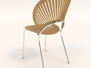 contemporary design table and chair set 9 3D Model