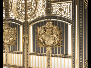 classic mansion gate Modelo 3D