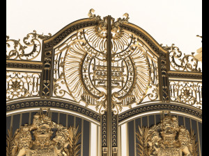 classic mansion gate Modelo 3D