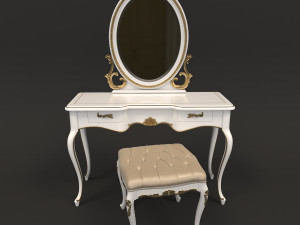 european style dressing table 3 3D Модель