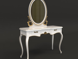 european style dressing table 3 3D Модель