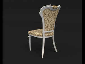european style dinning table 2 Modello 3D