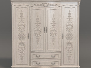 classic wardrobe 2 Modelo 3D