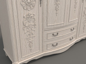 classic wardrobe 2 Modelo 3D