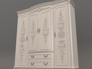 classic wardrobe 2 Modelo 3D