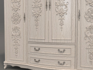 classic wardrobe 2 Modelo 3D