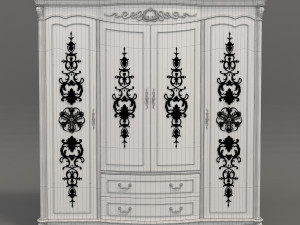 classic wardrobe 2 Modelo 3D