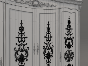 classic wardrobe 2 Modelo 3D