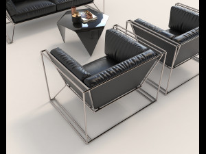 contemporary design sofa set Modelo 3D
