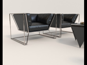 contemporary design sofa set Modelo 3D