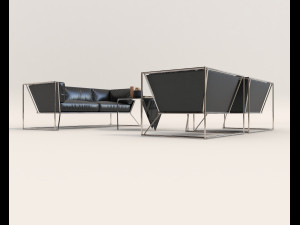 contemporary design sofa set Modelo 3D