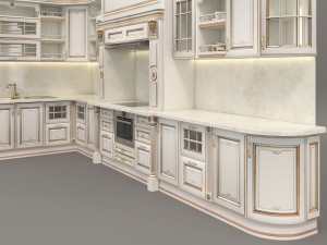 european style kitchen 3 3Dモデル