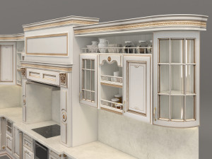 european style kitchen 3 3Dモデル