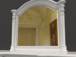 european style dressing table 4 3D Model