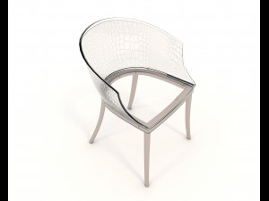 contemporary design table and chair set 10 Model 3D