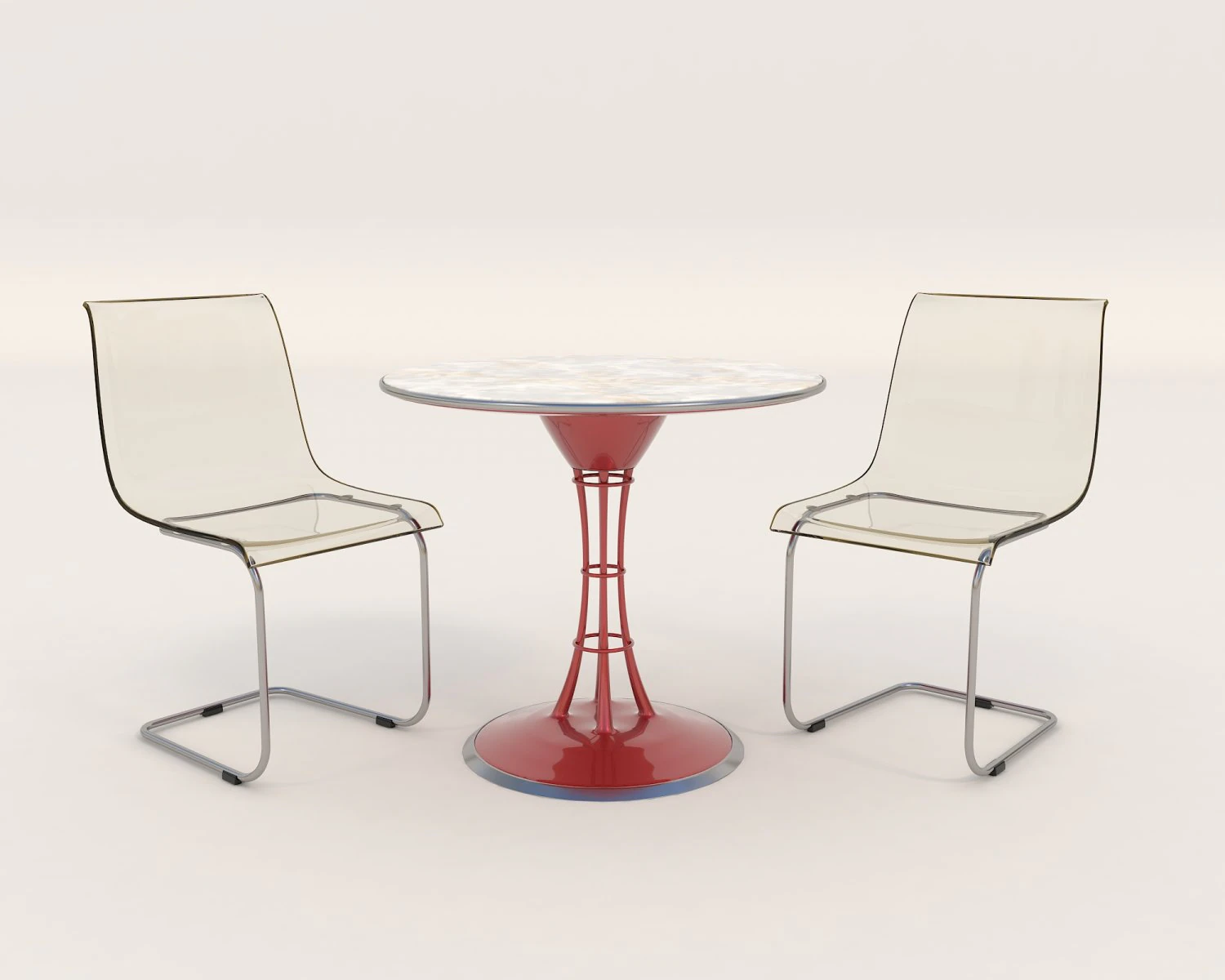 contemporary design table and chair set 11 3D Model .c4d .max .obj .3ds .fbx .stl .blend 