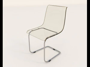 contemporary design table and chair set 11 3D Model