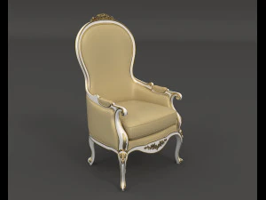 european style dinning table 5 3D Model