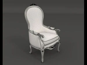 european style dinning table 5 3D Model
