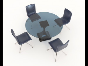 contemporary design armchair set 12 Modelo 3D