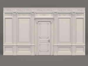 classic interior wall decoration 3 3Dモデル