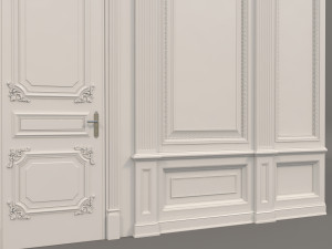 classic interior wall decoration 3 3Dモデル