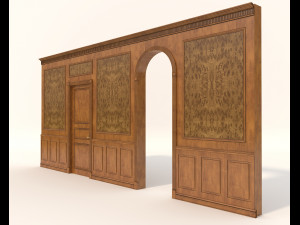 classic interior wall decoration 4 Modelo 3D