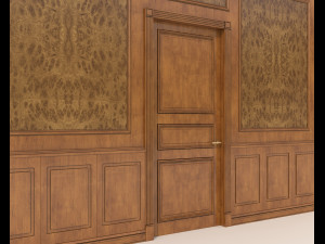 classic interior wall decoration 4 Modelo 3D
