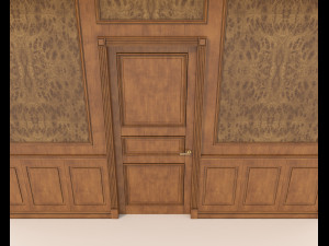classic interior wall decoration 4 Modelo 3D