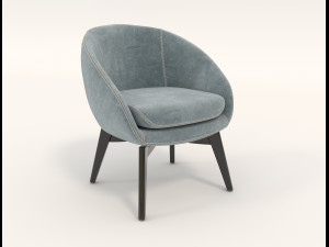 coffee table and chairs 3D Модель