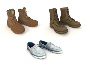 shoes collection 6 3Dモデル