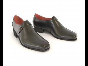 leather shoes 2 Modelo 3D