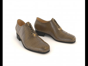 leather shoes 2 Modelo 3D