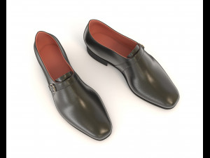leather shoes 2 Modelo 3D