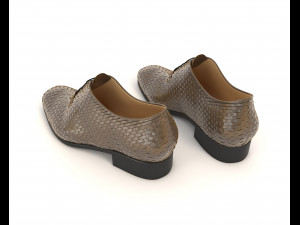 leather shoes 2 Modelo 3D