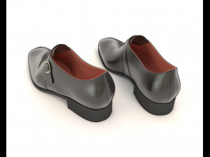 leather shoes 2 Modelo 3D