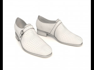 leather shoes 2 Modelo 3D