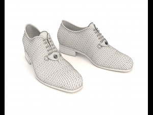 leather shoes 2 Modelo 3D