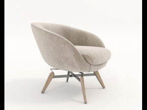 coffee table and chairs 4 3D Model