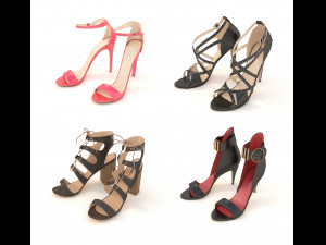 women shoes 6 3D Model