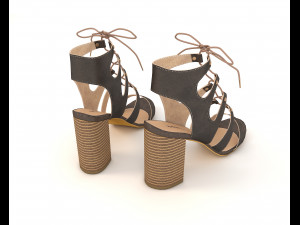women shoes 6 Model 3D