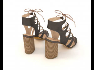 women shoes 6 3D Model