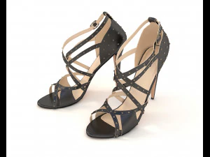 women shoes 6 3D Model